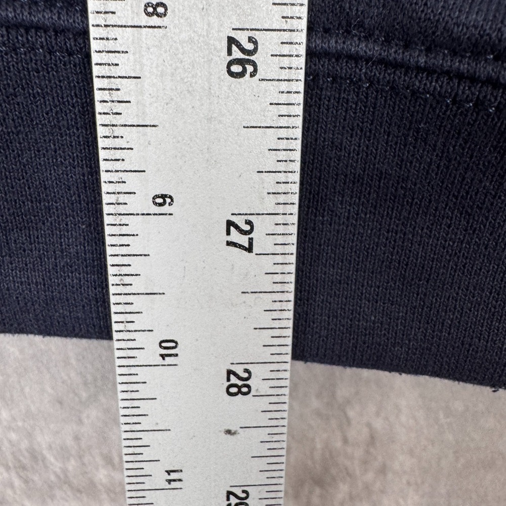 Carhartt Hoodie Mens Large Tall Blue Loose Fit Work Logo Pullover Sweatshirt - Picture 6 of 7